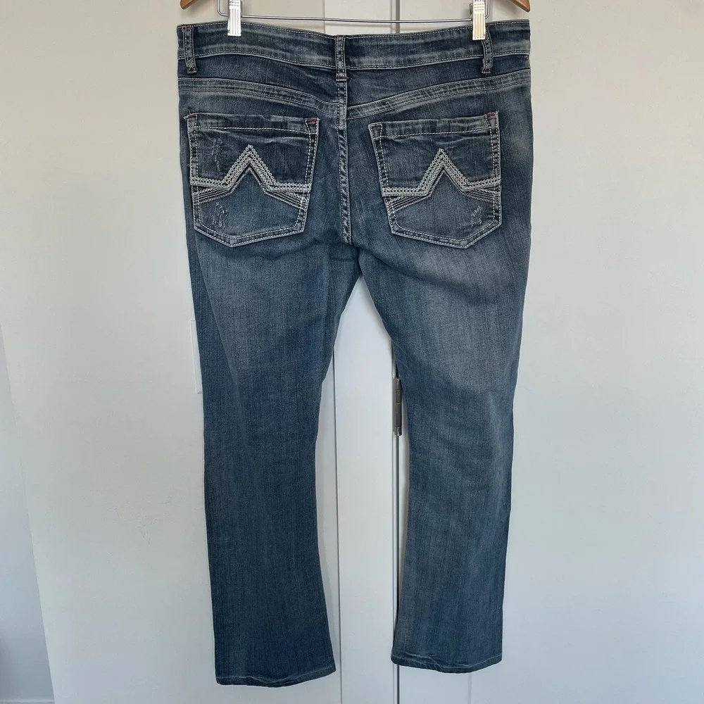 INC International Concepts‎ Mens Jeans Slim Straight Blue Wash Size 33x32